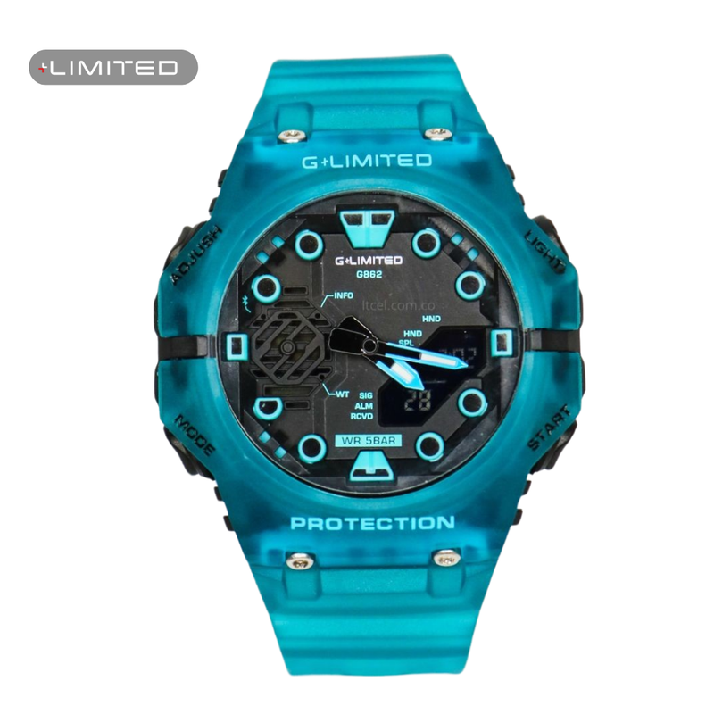 Reloj LIMITED G3120 Deportivo Resina Azul