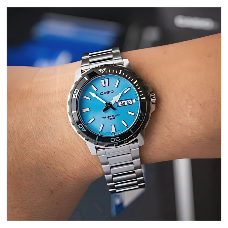 Reloj Casio Modelo MTD-125D-2A3 Diseño Deportivo
