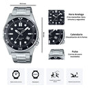 Reloj Casio Modelo MTD-135D-1A Diseño Deportivo