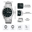 Reloj Casio Referencia MTP-1239D-1A Diseño Elegante