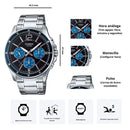Reloj Casio Modelo MTP-1374D-2A Diseño Elegante