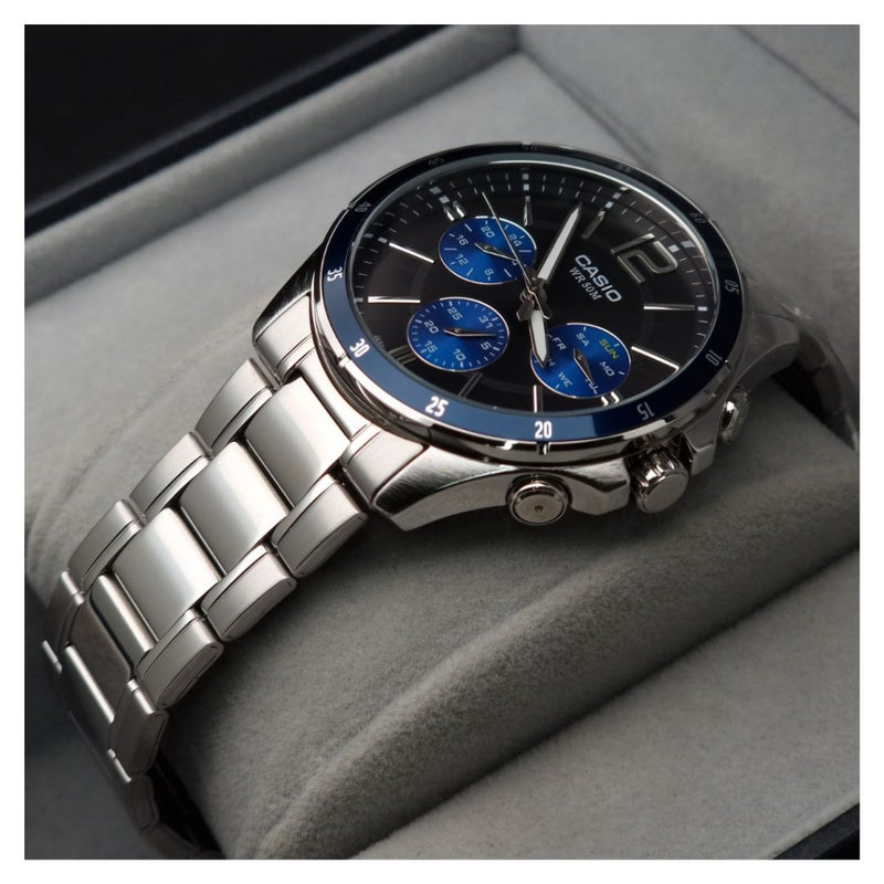 Reloj Casio Modelo MTP-1374D-2A Diseño Elegante