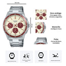 Reloj Casio Modelo MTP-1374D-5A2V Diseño Elegante