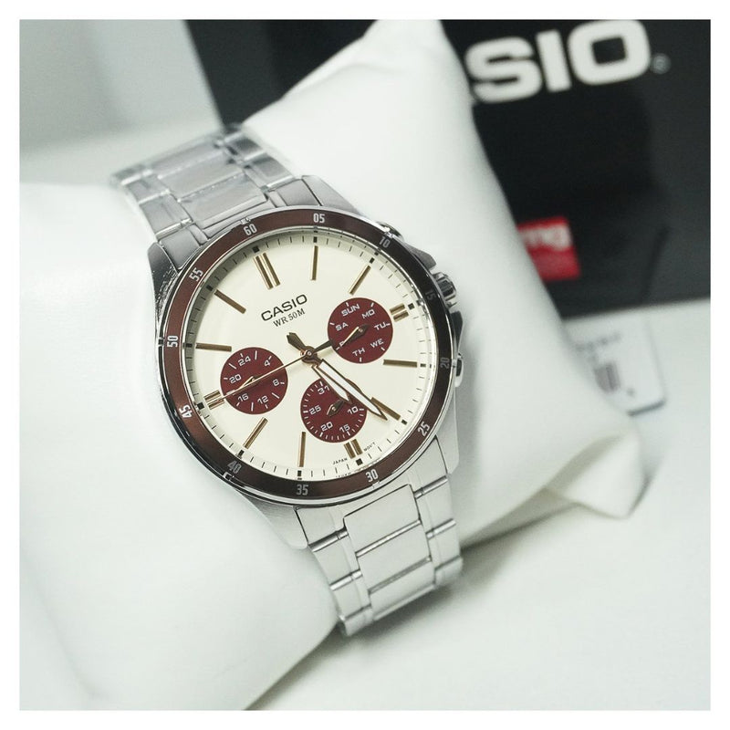 Reloj Casio Modelo MTP-1374D-5A2V Diseño Elegante