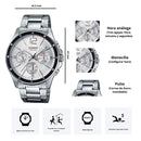 Reloj Casio Modelo MTP-1374D-7A Diseño Elegante