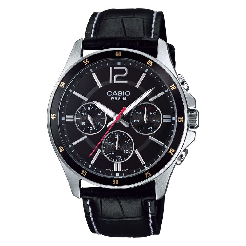 Reloj Casio Referencia MTP-1374L-1A Diseño Elegante