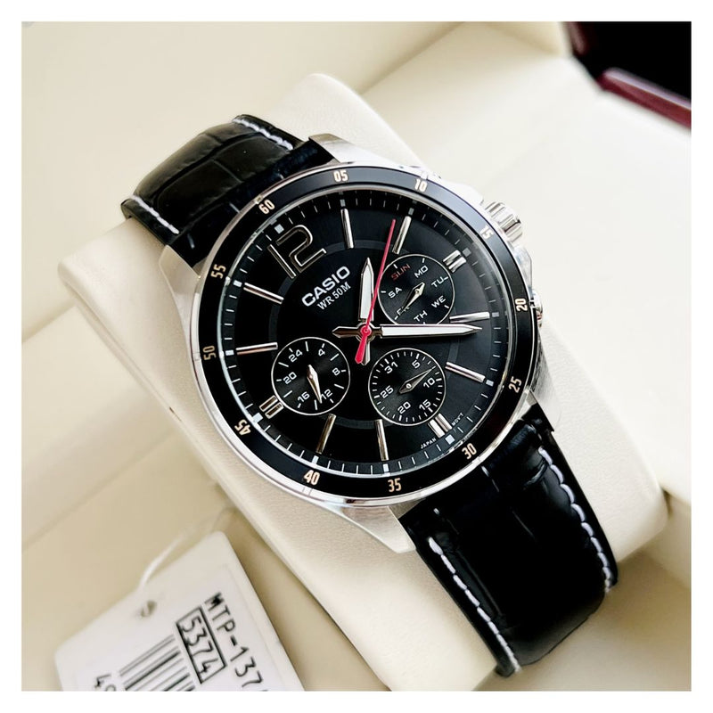 Reloj Casio Referencia MTP-1374L-1A Diseño Elegante