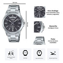 Reloj Casio MTP-1381D-8A Diseño Casual