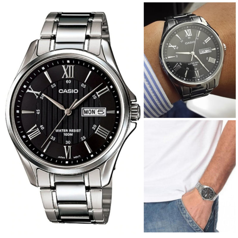 Reloj Casio Referencia MTP-1384D-1AV Para Caballero