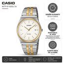 Reloj Casio Modelo MTP-B145SG-7A Diseño Elegante