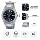 Reloj Casio Modelo MTP-B180D-1A1 Diseño Elegante