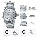 Reloj Casio Referencia MTP-V001D-7B Diseño Elegante