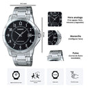 Reloj Casio Modelo MTP-V004D-1B Diseño Elegante