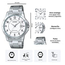 Reloj Casio Modelo  MTP-V004D-7B Diseño Elegante