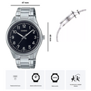 Reloj Casio Modelo Mtp-V005D-1B4 Para Caballero Diseño Elegante