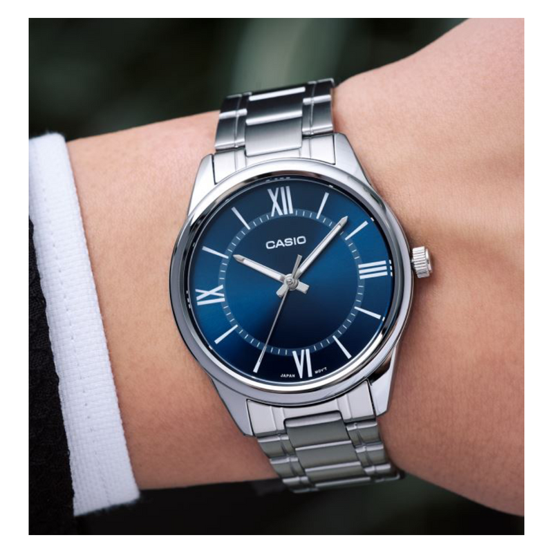 Reloj Casio Referencia MTP-V005D-2B5 Diseño Elegante