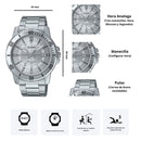 Reloj Casio Caballero Modelo MTP-VD01D-7C Diseño Elegante