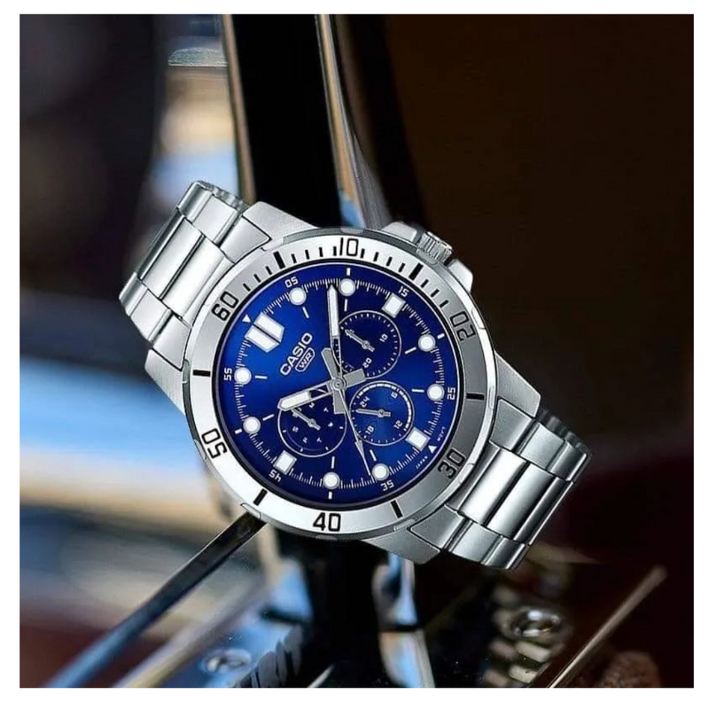 Reloj Casio MTP-VD300D-2E Diseño Elegante