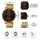 Reloj Hombre Casio MTP-VT01G-5B Diseño Elegante
