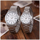 Reloj Casio En Pareja Modelo V004D-7B Diseño Elegante