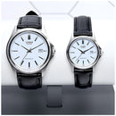 Reloj Casio En Pareja Modelo 1183E-7A Diseño Elegante