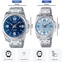 Reloj Casio En Pareja Modelo 1314D-2A Diseño Elegante
