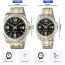 Reloj Casio En Pareja Modelo 1314SG-1A Diseño Elegante