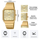 Reloj Casio Modelo MTP-B185G-9A Diseño Elegante