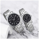 Reloj Casio En Pareja Modelo V001D-1B Diseño Elegante