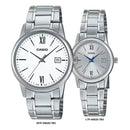 Reloj Casio En Pareja Modelo V002D-7B3 Diseño Elegante