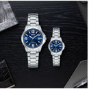 Reloj Casio En Pareja Modelo V004D-2B Diseño Elegante