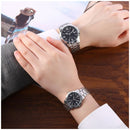 Reloj Casio En Pareja Modelo V004D-1B2 Diseño Elegante