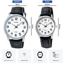 Reloj Casio En Pareja Modelo 1303L-7B Diseño Elegante