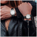 Reloj Casio En Pareja Modelo 1303L-7B Diseño Elegante