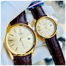 Reloj Casio En Pareja Modelo 1183Q-9A Diseño Elegante