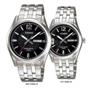 Reloj Casio En Pareja Modelo 1335D-1A Diseño Elegante