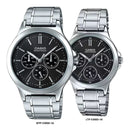 Reloj Casio En Pareja Modelo V300D-1A Diseño Elegante