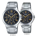 Reloj Casio En Pareja Modelo V300D-1A2 Diseño Elegante