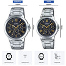 Reloj Casio En Pareja Modelo V300D-1A2 Diseño Elegante