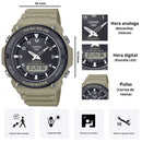 Reloj Casio Modelo AQ-S820W-5A Diseño Deportivo