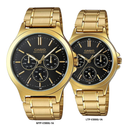Reloj Casio En Pareja Modelo V300G-1A Diseño Elegante