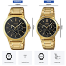 Reloj Casio En Pareja Modelo V300G-1A Diseño Elegante