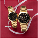 Reloj Casio En Pareja Modelo V300G-1A Diseño Elegante