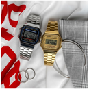 Reloj Casio En Pareja Modelo A168W Diseño Casual
