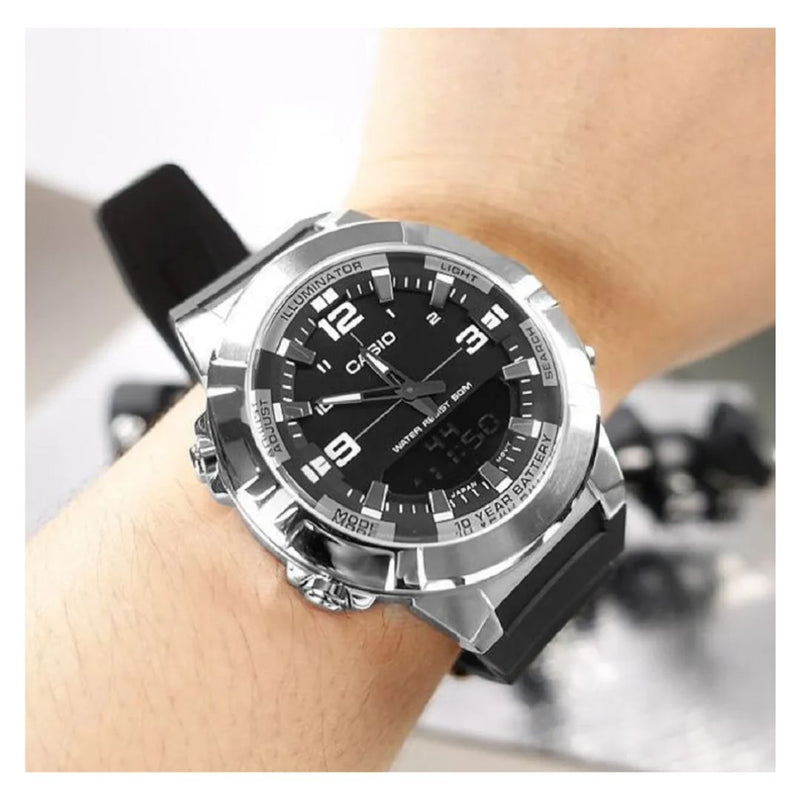 Reloj Casio AMW-870-1A Diseño Elegante