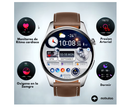 Reloj inteligente Mobulaa Modelo H4 PLUS - Caja dorada