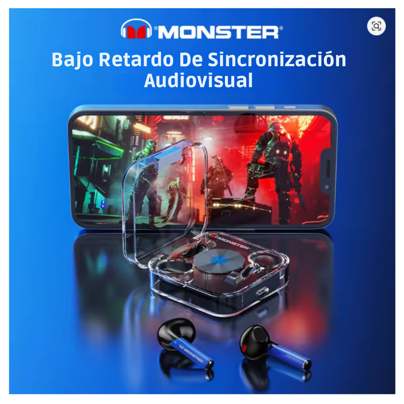 Audifonos Inalámbricos Monster XKT01 - Negro