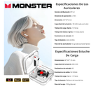 Audifonos Inalámbricos Monster XKT01 - Blanco