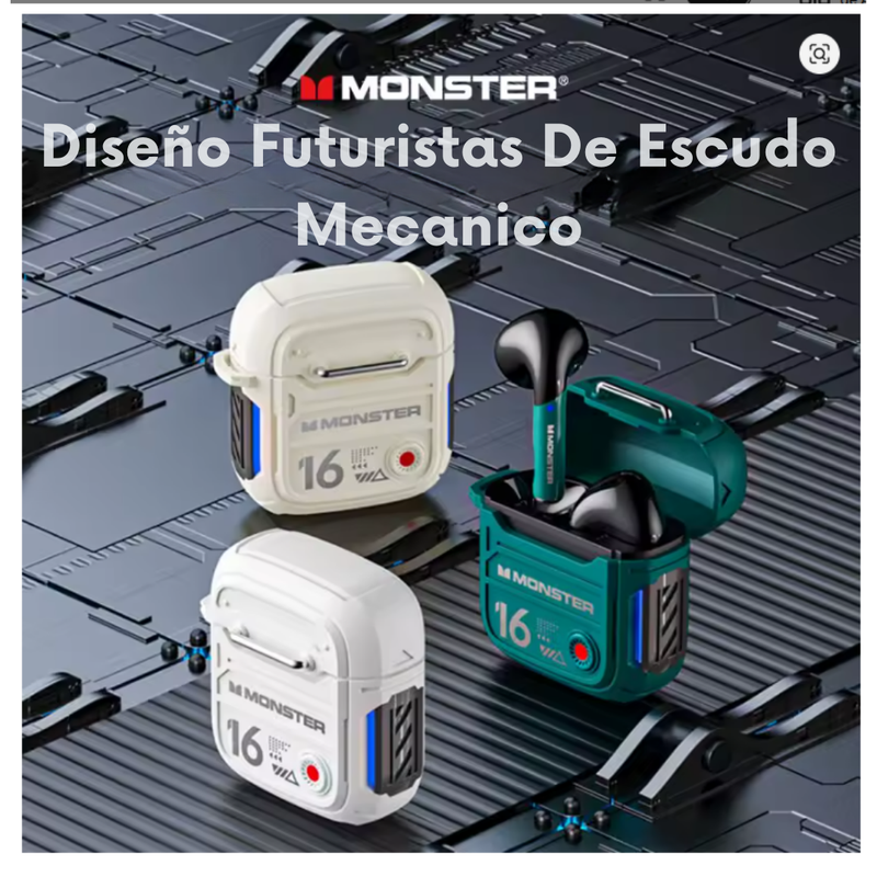 Auriculares Inalámbricos Monster XKT16 - Verde