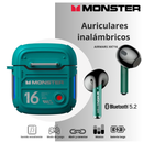Auriculares Inalámbricos Monster XKT16 - Verde